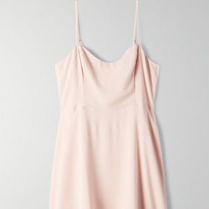 pink aritzia dress